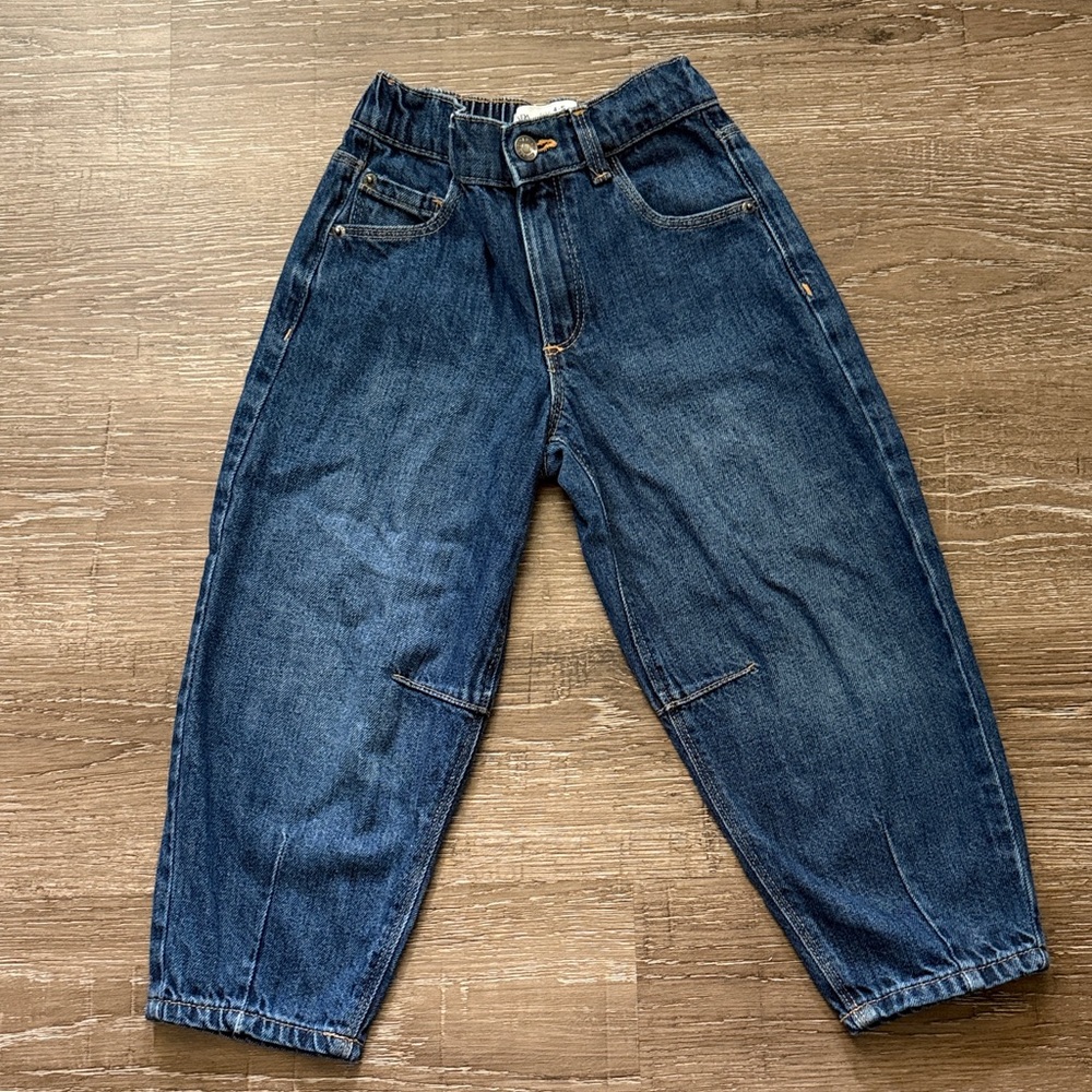 Little Girls Zara Barrel Jeans